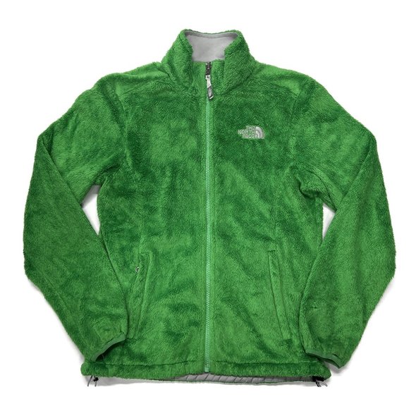 The North Face Osito Fleece Jacket Womens Small Green Full Zip AAHY - Picture 1 of 9